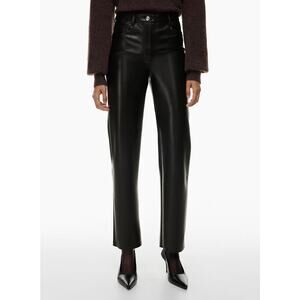 Wilfred The Melina High-Waisted Vegan Leather Pants Black 0 $148